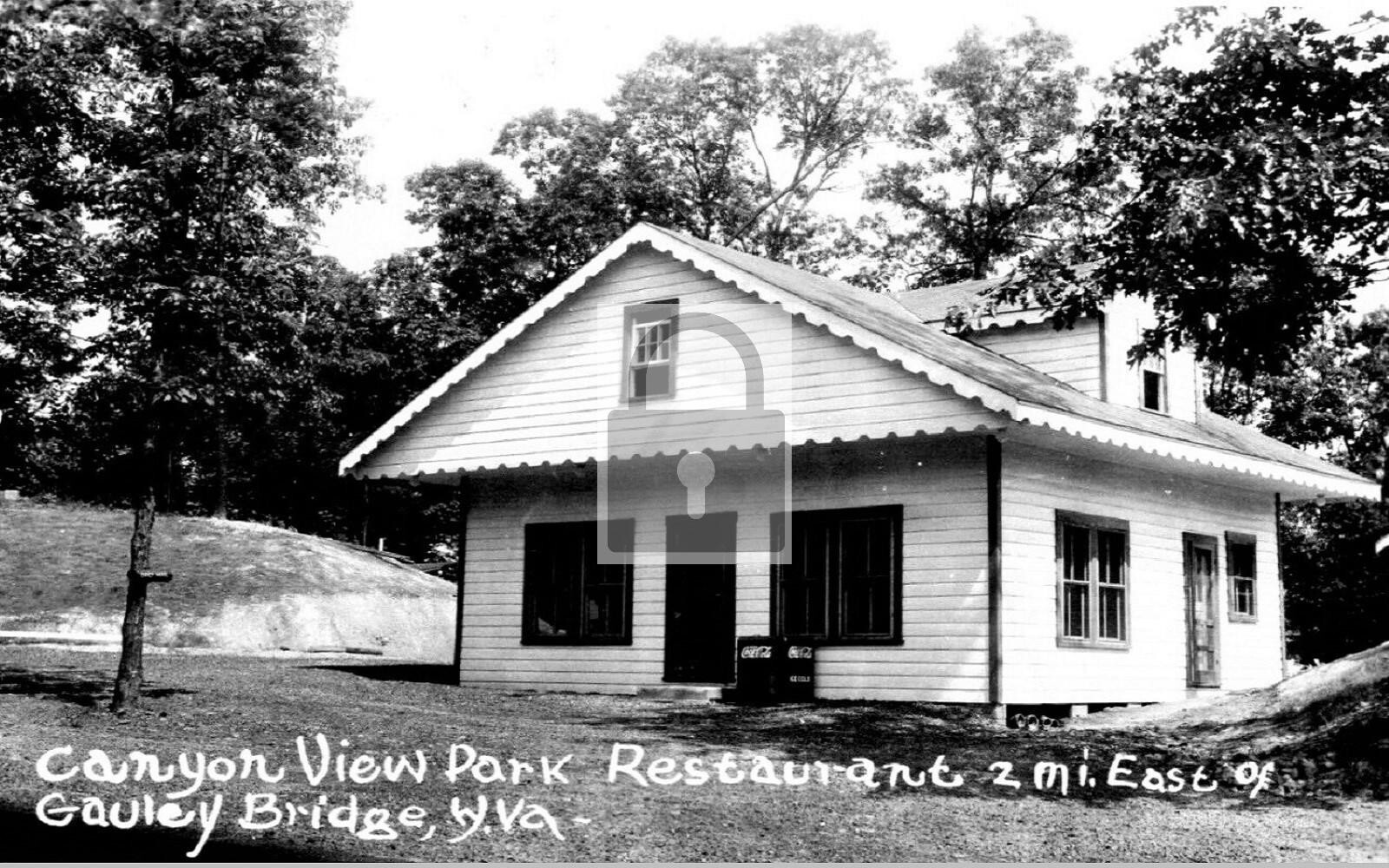Canyon View Park Restaurant Gauley Bridge West Virginia WV 4x6 Reprint