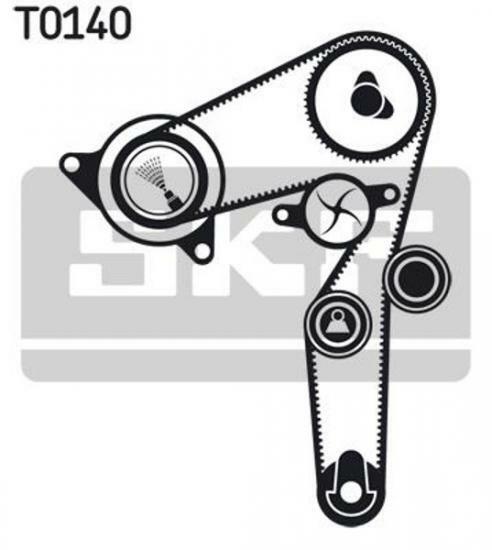 SKF Zahnriemensatz+Wapu FüR Fiat Brava,Bravo I,Doblo,Idea,Marea,Multipla,Palio-image