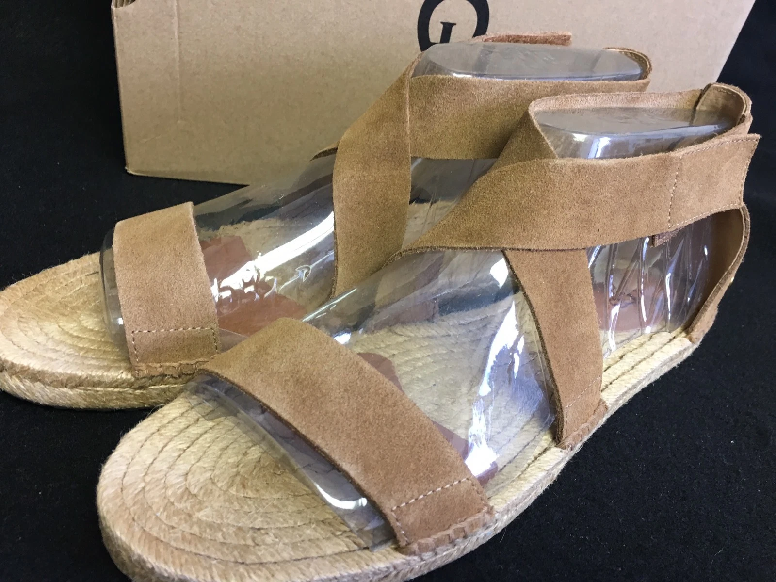 UGG Australia sandalo donna Mila gladiatore espadrillas scamosciato castagno 1016877