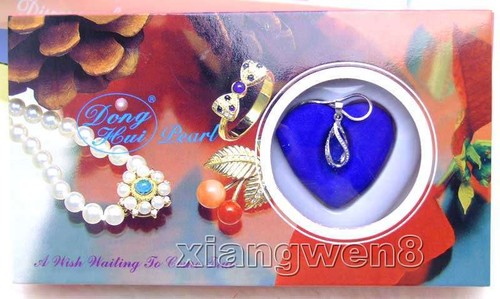 20 Box Drop Pendant Natural for Women Oyster Pearl Necklace Chain Chain Gift Set - Picture 5 of 5