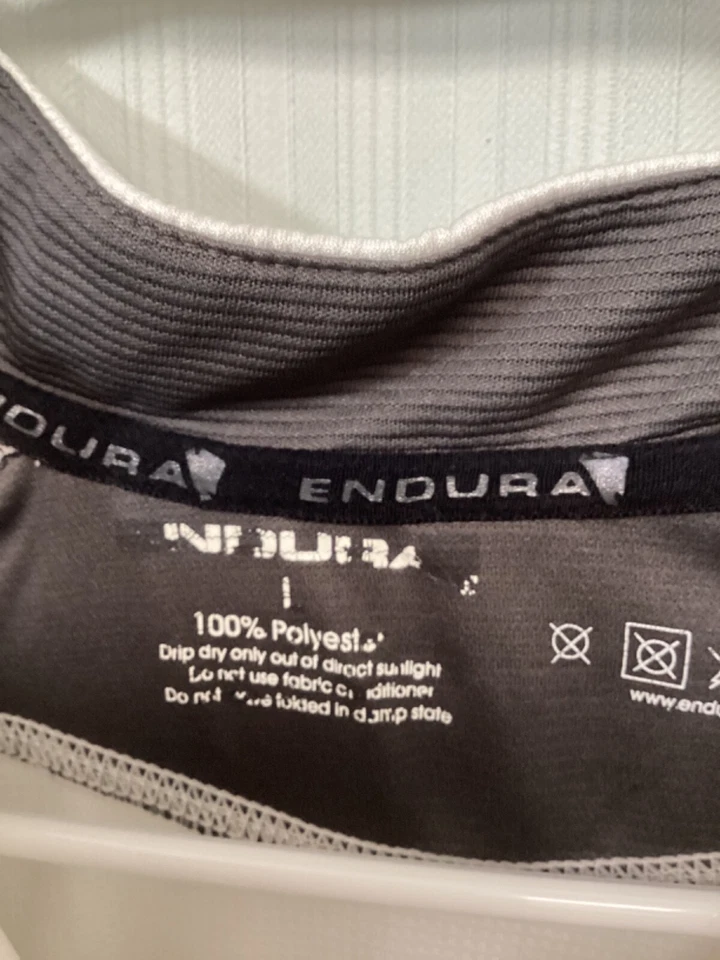 Endura White Men’s Large 1/4 Zip Polyester Cycling Jersey T10 - Image 3 of 4