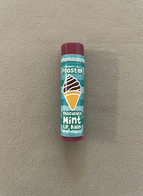 .15 Oz. Chocolate Mint Flavored Lip Balm Made By Lotta Luv~New & Factory Sealed!