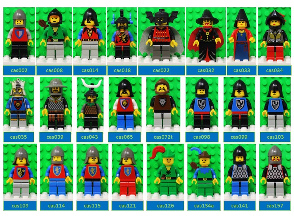 🏰Kate's Figs: LEGO Castle Minifigures - Kings, Knights, Crusaders, & Forestmen