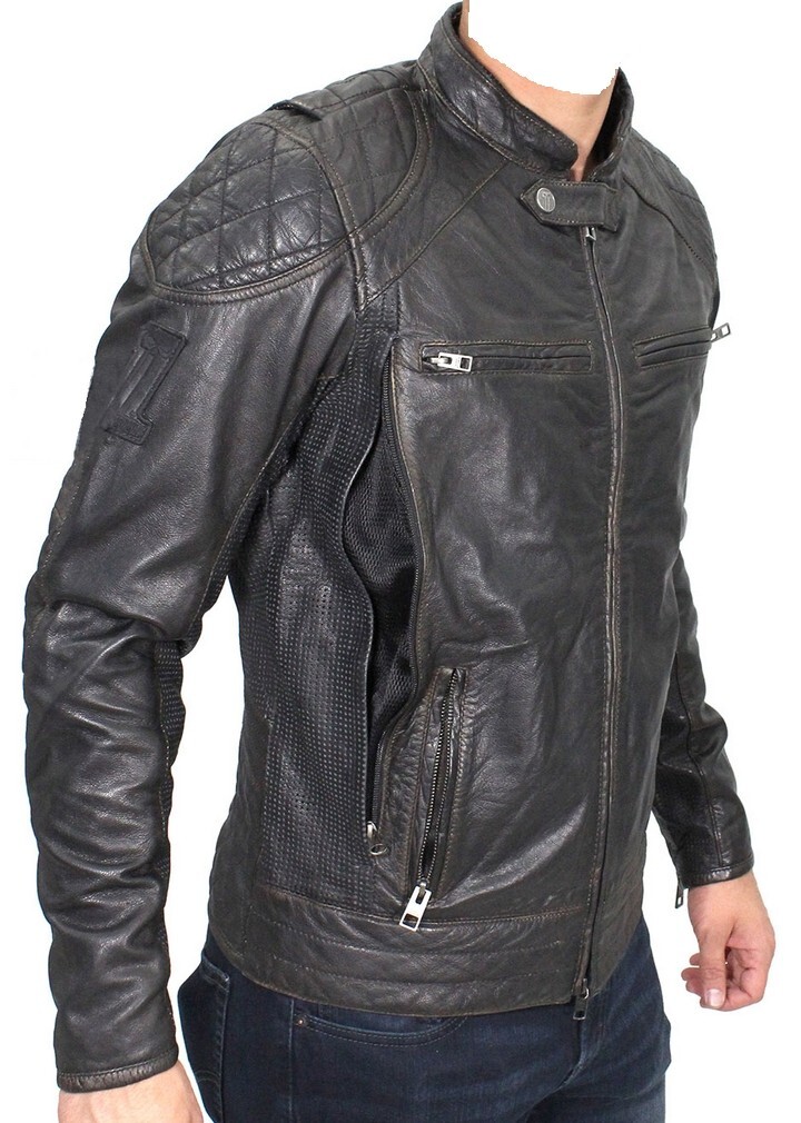 Harley Davidson LARGE WILLIE G Perforated Distressed Leather