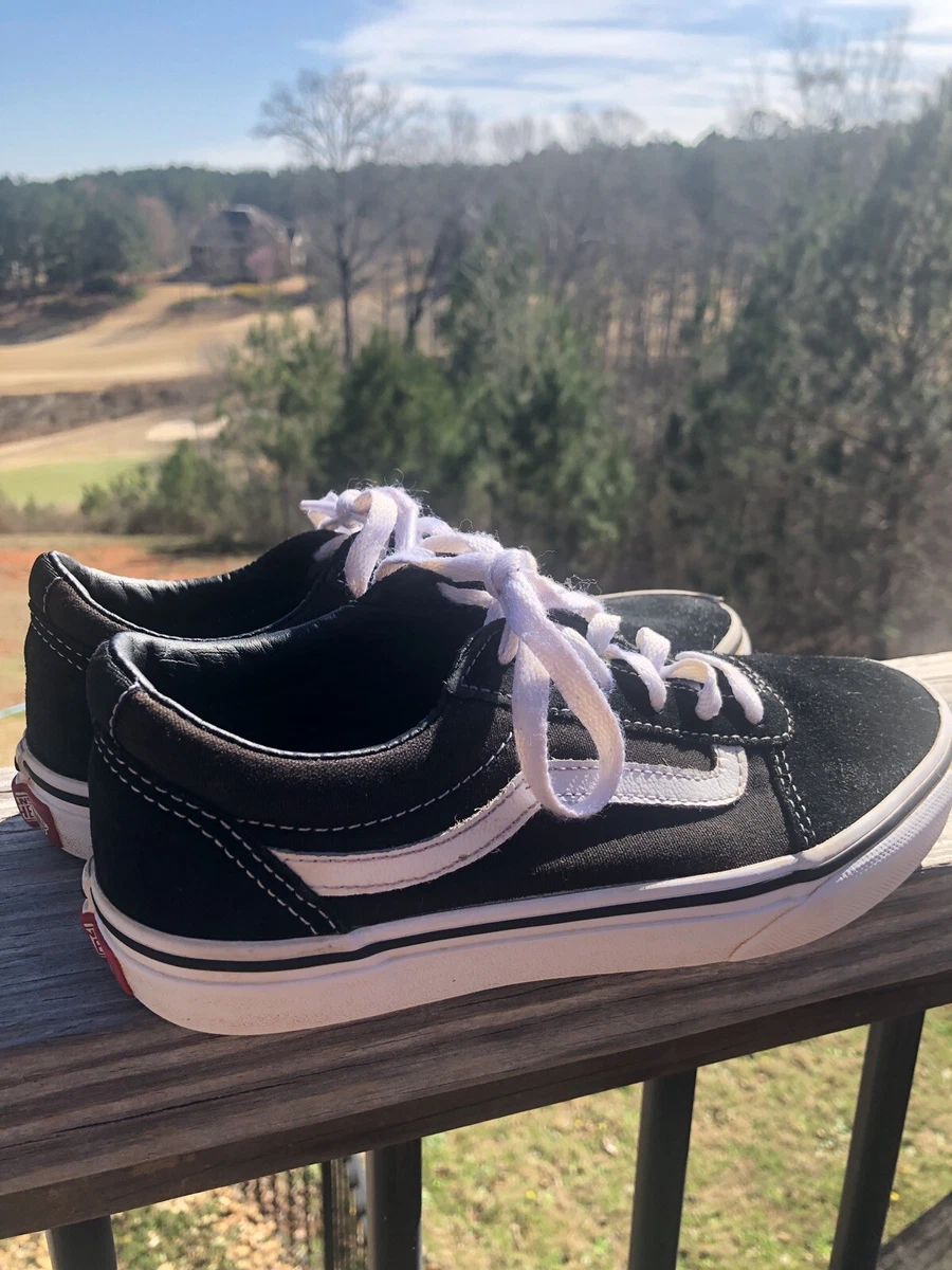 Vans, Old Skool Sneakers (3.5, Black/White