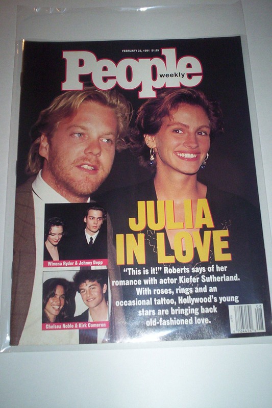 People February 25, 1991 HOLLYWOOD STARS IN LOVE M/NM cond.