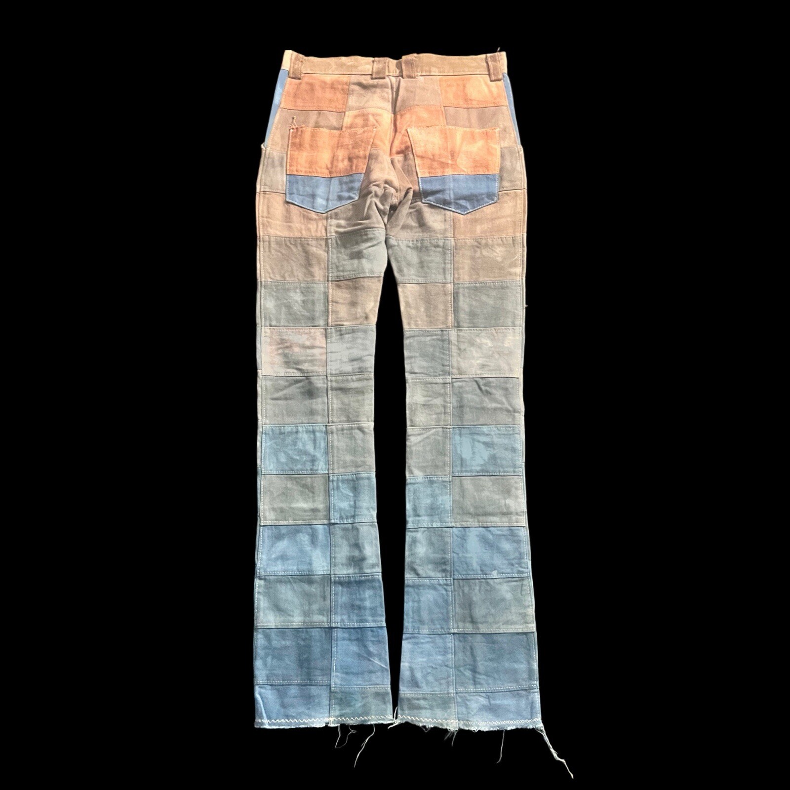 Handmade Patchwork Denim Graidient Dyed - image 2