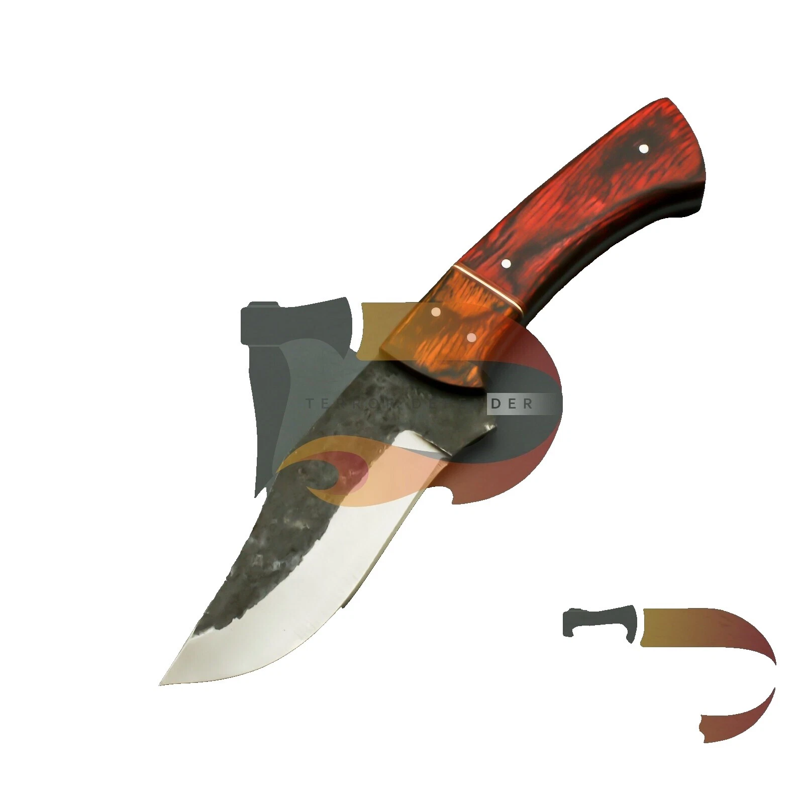 Carbon Steel Blade Spear Point Boot Collectible Modern Fixed Blade Knives