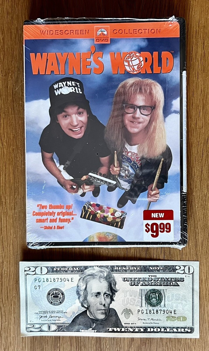 WAYNE'S WORLD Movie DVD w Mike Myers & Lara Flynn Boyle Rated PG