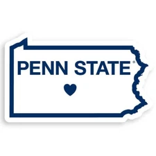 Penn State Nittany Lions Home State Pride Vinyl Decal-by Siskiyou Sports-New