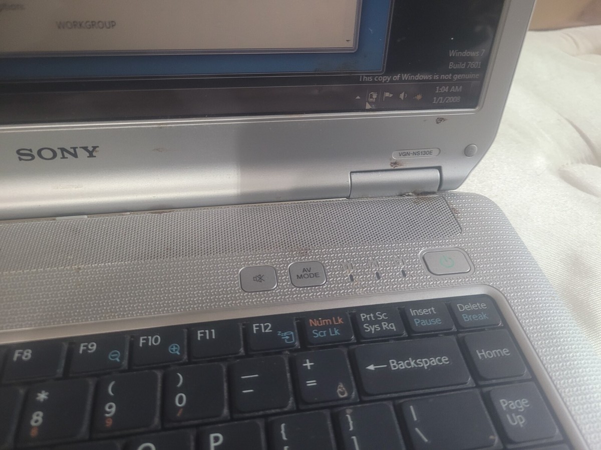 Sony Vaio VGN-NS135E PCG-7142L Laptop Intel Pentium 3GB Ram 128GB