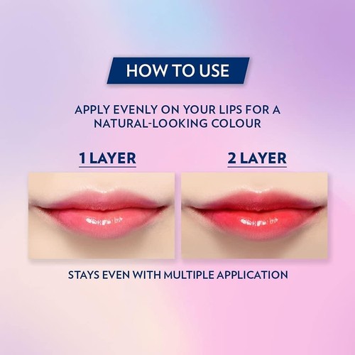 2X VASELINE Lip Therapy Colour + Care Blooming Pink 3g - Picture 3 of 3