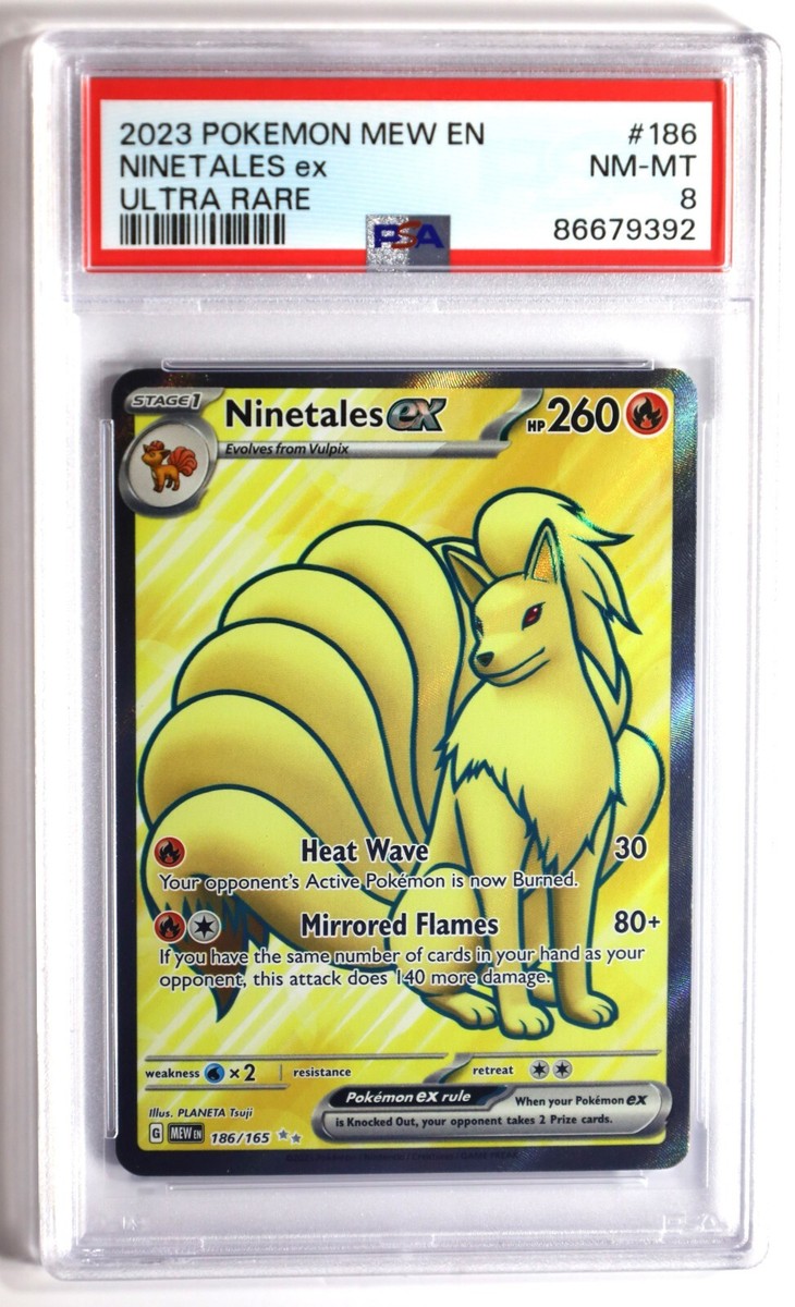 Pokemon TCG Ninetales ex - 186/165 Scarlet & Violet 151 Pokemon TCG Ninetales ex - 186/165 Scarlet & Violet 151