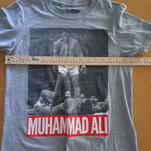 Muhammad Ali T-Shirt Mens Size Small Gray Red Black Short Sleeve Graphic Print - Picture 7 of 12