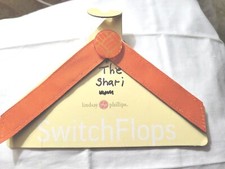 Lindsay Phillips Switchflops Straps Orange TN VOLS THE SHARI Sz L 9/10/11