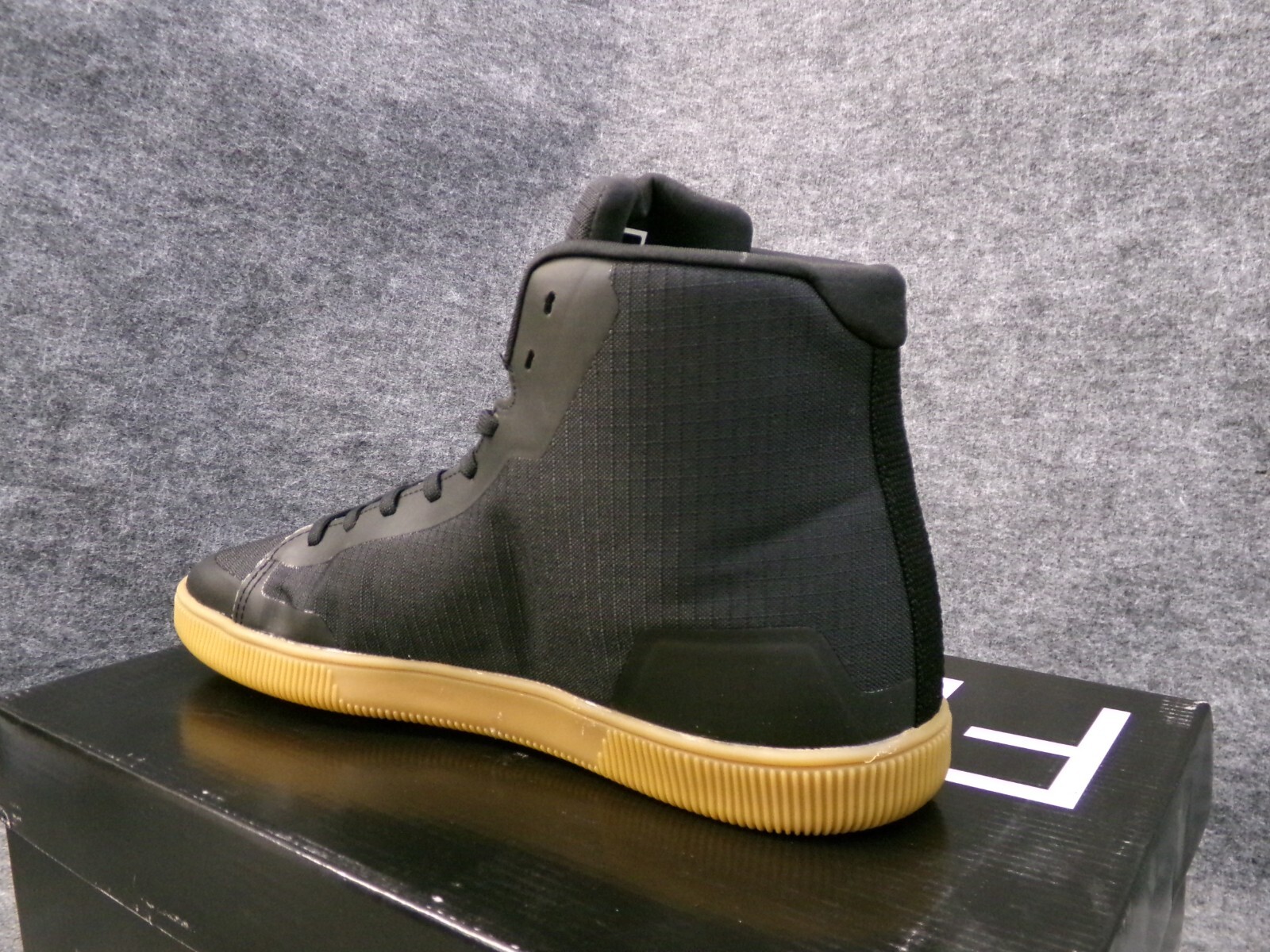 Flux Adapt High Top Trainer Black Gum Men Size 10 Barefoot Athletic Lifting Shoe