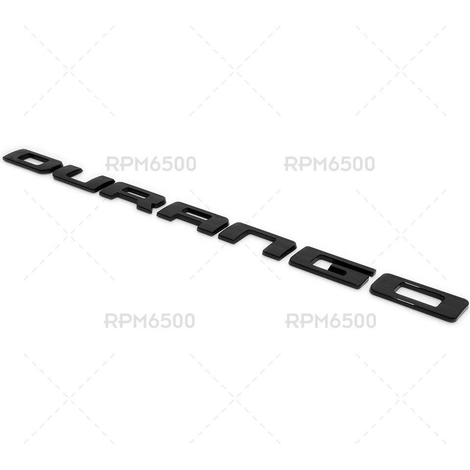 Dodge Durango 2014-2023 puerta levadiza trasera negro brillante placa de identificación emblema nuevo Mopar Foto 2 de 4