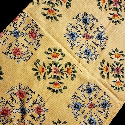 April Cornell Country Yellow Spring Motif Fabric Table Runner 88x17.5