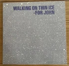 Yoko Ono Walking On Thin Ice 12" promo vinyl  &  lyric sheet  Beatles Lennon