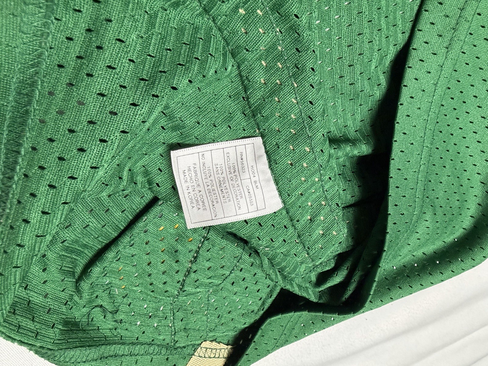 LeBron James 2003 Vintage High School "Irish" Nike Jersey - Size XL thumbnail 6