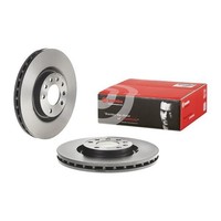 2X Brembo Bremsscheiben 305Mm InnenbelÜFtet Vorne Passend FÜR Fiat Croma