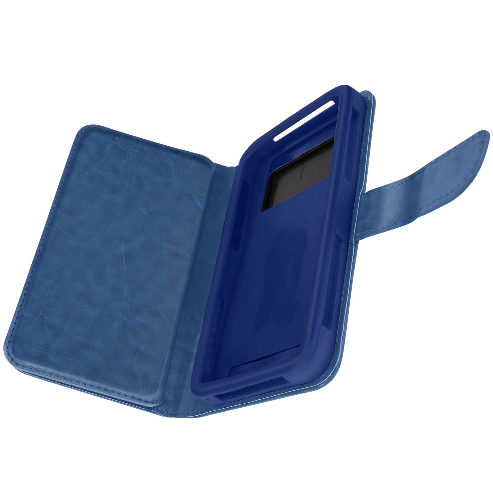 Portefeuille bleu à rabat 3XL d'une élégance intemporelle