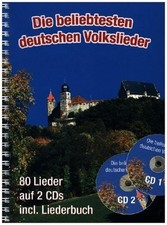 Hildner, G: beliebtesten dt. Volkslieder A5 mit 2 CDs Klavier und Gesang