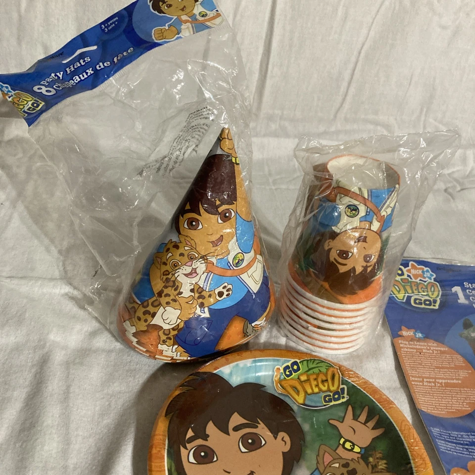 Go Diego Go Birthday Party Supply Lot - Image 2 of 4