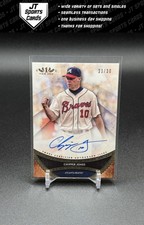 2017 Topps Tier One Chipper Jones PPA-CJ Prime Performers Auto /30 Braves