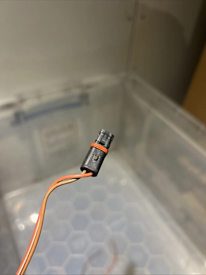 Enchufe telar cableado motor BMW 7507527 872406-501A 2 pines 2 cables 40 cm cable UE Foto 4 de 4