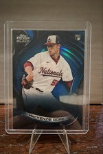 2022 Topps Chrome Black - Mackenzie Gore #90 Blue Refractor /75 (RC)
