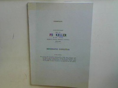 Canonizationis servi dei PII Keller (in saec.: Ioannis) Sacerdotis Professi Ordi