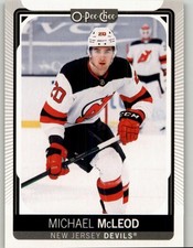 2021-22 O-Pee-Chee Michael McLeod #385 New Jersey Devils