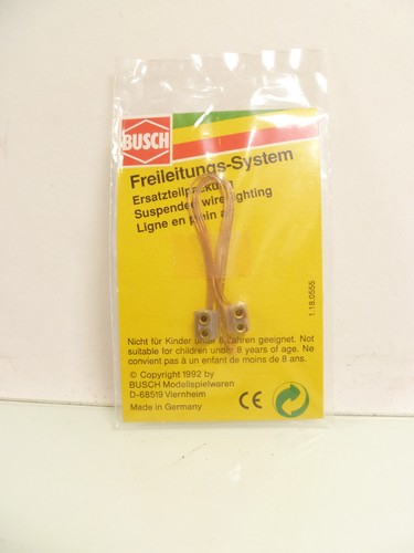 Enchufes Busch H0 5575 para sistema de línea libre en EMBALAJE ORIGINAL JL1127 | Condition: Gebraucht