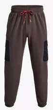 ✅ $100 Under Armour Project Rock Freedom Vet Day Men M Jogger Fleece Gym Pants💯