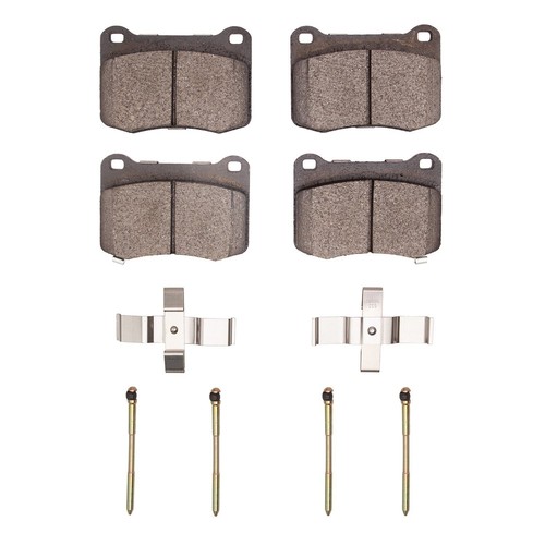 R1 Concepts Rear Ceramic Series Brake Pad With Rubber Steel Rubber
