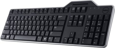 Dell KB813 Smartcard Wired Keyboard - Black with Palm Rest