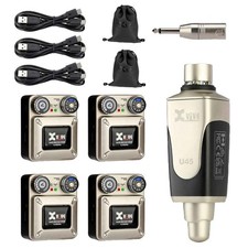 Xvive U45R4 In-Ear Monitor Wireless System with 1x Transmitter  4x Receivers