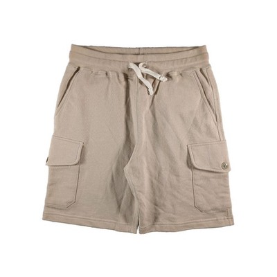 Todd Snyder Sweat Shorts Men's Small Tan French Terry Cargo Elastic Waist Lounge
