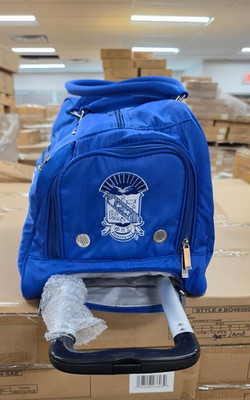 PHI BETA SIGMA TROLLEY BAG, BLUE TROLLEY BAG
