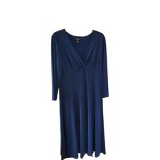 Chaps Blue Dress Size Large Beautiful 