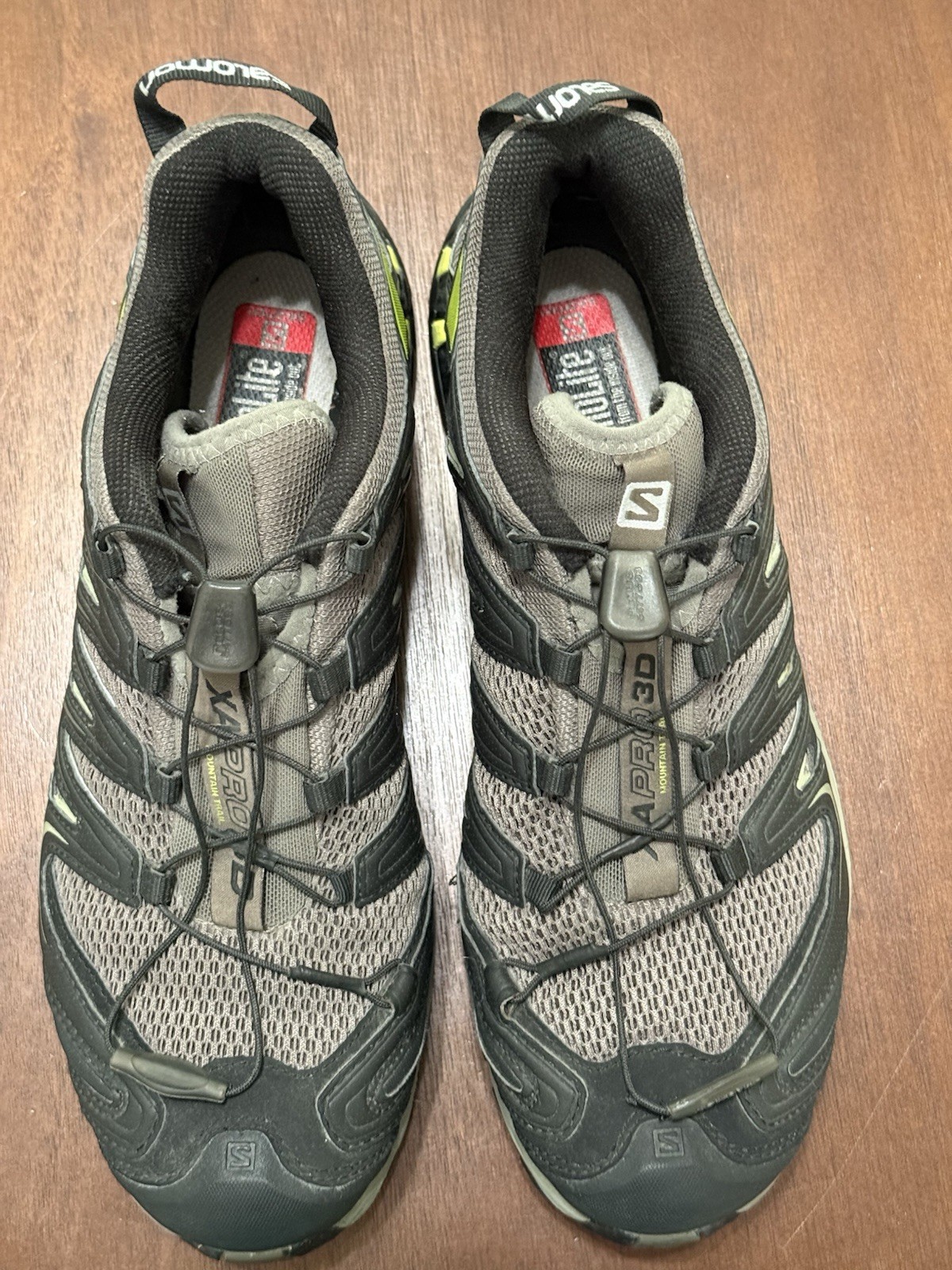 SALOMON Scarpe da trail running Solomon XA PRO 3D da uomo taglia US 10 verde e grigio