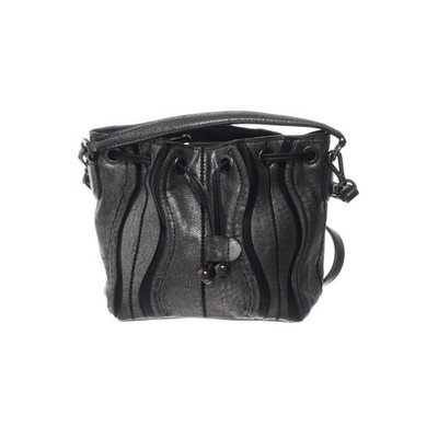 Zara Basic Collection, Umhängetasche, Damen, Schwarz/Silber, 20, 7, 18 cm #Qki