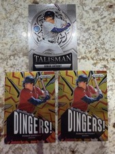 🔥Lot Of 3 2025 Panini Prizm ROMAN ANTHONY (2 Dingers, 1 Talisman) RC Insets
