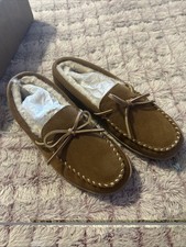My Slippers My Pillow Brown Women Moccasins Size 8