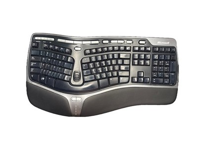 Microsoft Natural Ergonomic Keyboard 4000 v1.0 KU-0462 USB Wired See Photos