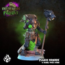 Rat folk plague bomber miniatures - DnD miniatures - Role Playing Game -