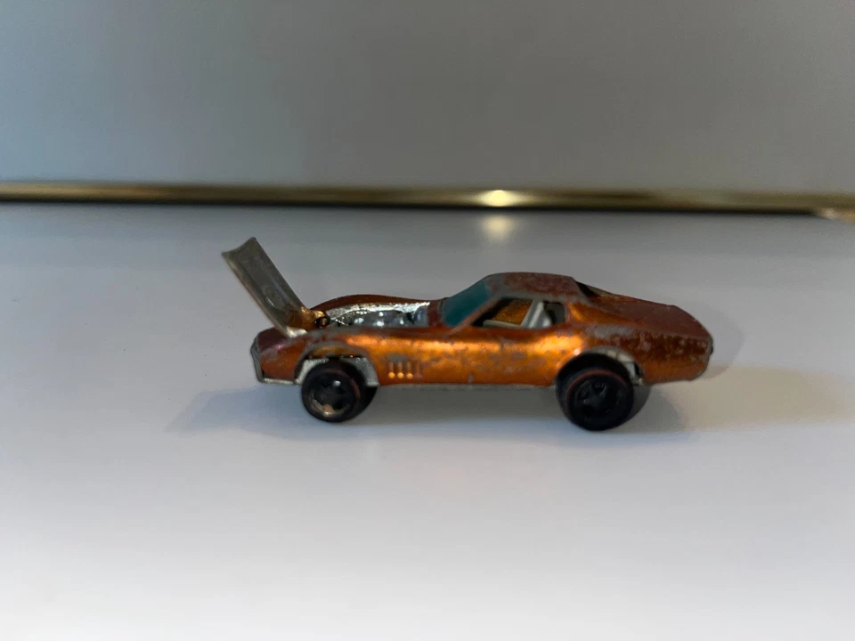 Corvette personalizado Mattel Hot Wheels Redline 1967 vintage naranja en muy buen estado Foto 4 de 4