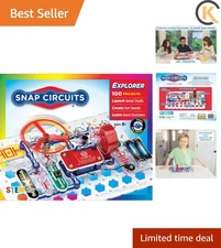Jr. SC-100 Electronics Exploration Kit, Over 100 Projects, Full Color Project...