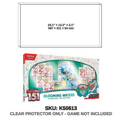 Protector For The Pokemon Company Pokemon 151 Blooming Waters Premium Collection